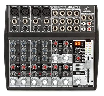 【中古】ベリンガー アナログミキサー 12チャンネル エフェクト搭載 XENYX 1202FX ブラック｜お取り寄せ本舗 KOBACO