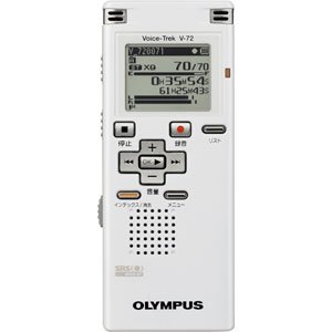 【中古】(未当てはめる･未開封品)OLYMPUS 集積回路リコーダー Voice-Trek WHT 白いこと V-72
