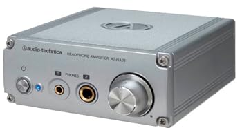 【中古】audio-technica ヘッドホンアンプ φ6.3ステレオ標準/φ3.5ステレオミニジャック両対応 AT-HA21