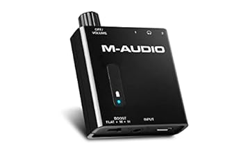 【中古】(人並み外れたに好いたらしい)M-Audio 小型ポータブル・ヘッドフォンアンプ 2最終生産物 2座標軸ブースト Bass Traveler