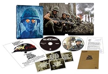 【中古】(非常に良い)【限定】(1000セット数量限定)フルメタル・ジャケット 日本語吹替音声収録版 (4K ULTRA HD & ブルーレイセット)スチールブック仕様(2枚組)[4K UL