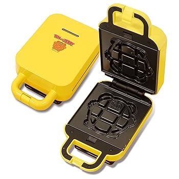【中古】YSN トムとジェリー ワッフルメーカー イエロー 着脱式 ワッフル モッフル クロッフル 電気式