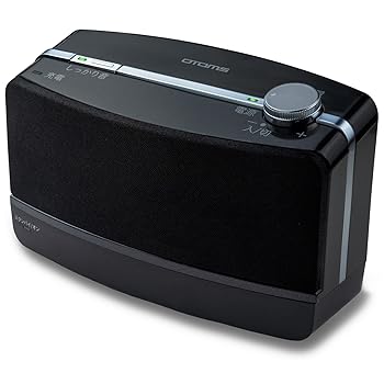 【中古】OTOMS 快テレ君 VS-T500 お手元ワイヤレステレビスピーカー Bluetooth 14時間連続再生 置くだけ充電 しっかり音機能 最大30m ブラック