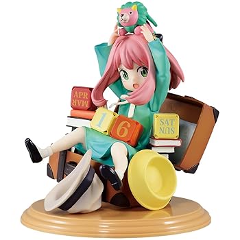 【中古】一番くじ SPY×FAMILY -Mission Start!- ラストワン賞 ブロックカレンダー付フィギュア（アーニャ・フォージャー） アナザーカラーver.
