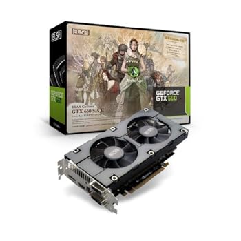 【中古】(人並み外れたに好いたらしい)ELSA GEFORCE GTX 660 2GB S.A.C ArcheAgeとき勧める グラフィクスゲーム盤 日本決まり代わりになる店品 VD5085 GD660-2GERXA PCパーツ-パソコン・周辺機器-グラフィックボード
