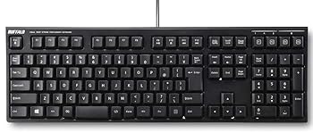 【中古】(未当て嵌める･未開封品)緩衝装置置き目 BSKBU510BK ディープストロークパンタグラフキーボード 黒いこと
