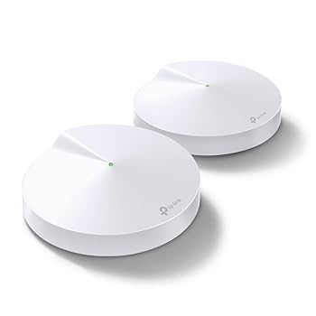 【中古】(未使用･未開封品)TP-Link WiFi 無線LAN トレンドマイクロ セキュリティ デュアルバンド AC1300 2ユニットセット メッシュ Wi-Fi システム Deco M5【Amazon Alexa