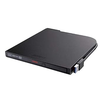 【中古】BUFFALO USB3.1(Gen1)ポータブルDVD 再生 DVSM-PTS8U3-BKA