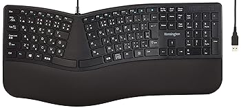 【中古】Kensington ケンジントン Pro Fit Ergo 有線鍵盤K75400JP