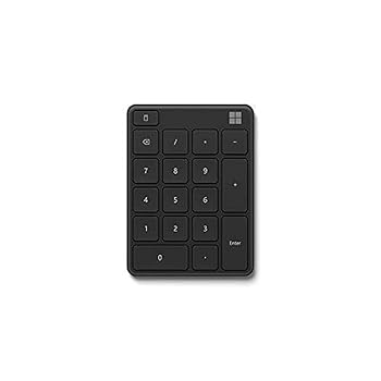 【中古】(非常に良い)マイクロソフト ナンバー パッド 23O-00002 : ワイヤレス 薄型 テンキー キーカスタム可 3台接続可 Bluetooth (マットブラック) Windows Surface 12,904円