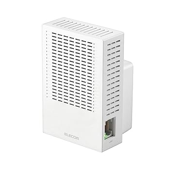 【中古】(未使用･未開封品)エレコム WiFi 無線LAN 中継器 11ac 867+300Mbps 離れ家モード搭載 ハイパワータイプ ホワイト WTC-C1167GC-W