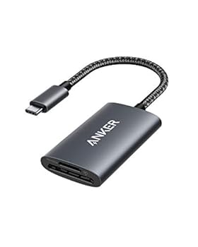 【中古】Anker USB-C PowerExpand 2-インチ-1 SD 4.0 歌留多読み手 SDXC/SDHC/SD/MMC/RS-MMC/microSDXC/microSD/microSDHC/UHS-I/UHS-II 用/iPhone 15 Andr