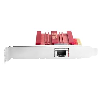 【中古】ASUSTek 超高速通信 10Gbpsネットワークカード 10GBase-T (10G) ネットワークテクノロジー 対応 XG-C100C V2