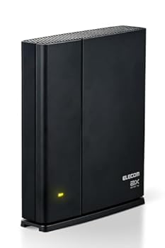 【中古】(未当て嵌める･未開封品)エレコム 無線LAN 中継ぎ器 Wi-Fi6 1201 + 574 Mbps EasyMesh相応う WSC-X1800GS2-B