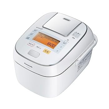 【中古】パナソニック 5.5合 炊飯器 剪断応力IH式 Wおどり炊き 白いこと SR-PW105-W