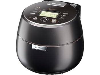 【中古】IHジャー炊飯器（5.5合炊き） 黒銀蒔MITSUBISHI 本炭釜 KAMADO[ 型番：NJ-AW108-B]｜お取り寄せ本舗 KOBACO