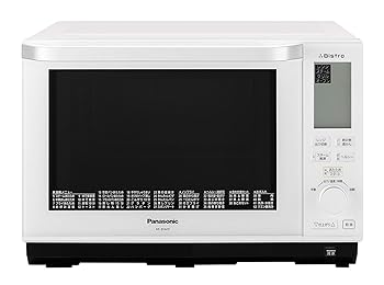 【中古】パナソニック スチームオーブンレンジ ビストロ 26L ヘルツフリー ホワイト NE-BS605-W