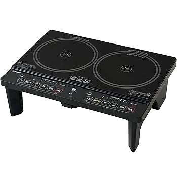 【中古】[山善] 2口 IHコンロ IHクッキングヒーター 1400W 一人暮らし 二人暮らし 脚付き IH調理器 工事不要 (幅56cmタイプ) タイマー機能 揚げ物対応 煮｜お取り寄せ本舗 KOBACO