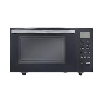 【中古】[山善] 電子レンジ オーブンレンジ 18L トースト機能付き フラットテーブル オートメニュー18種 グリル 機能 ブラック YRJ-F182TV(B)