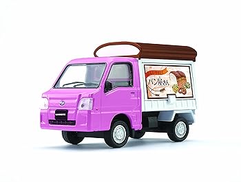 【中古】(未当て嵌める･未開封品)金剛石愛玩動物 DK-5116 1/36規摸 サンバー軽貨物自動車 食麺麭屋