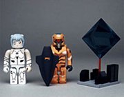 【中古】正六面体リック 新劃期エヴァンゲリオン 続きもの2 3体書き割り KUBRICK