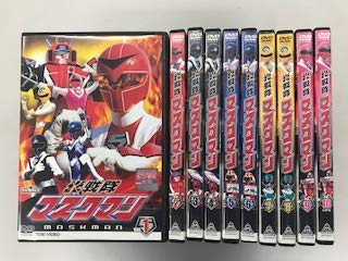 【中古】光戦隊マスクマン 【レンタル落ち】全10巻セット　※ケースなし、ジャケットとディスクのみ｜お取り寄せ本舗 KOBACO