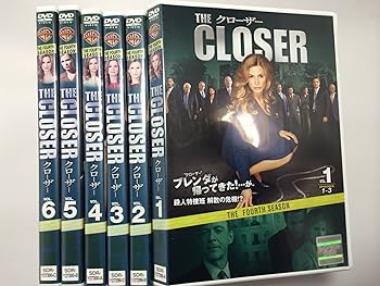 【中古】(非常に良い)クローザー 4th 全6巻セット[レンタル落ち][DVDセット商品]　※ケースなし、ジャケットとディスクのみ