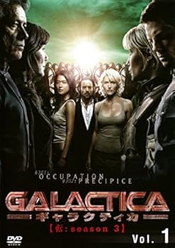 【中古】(非常に良い)GALACTICA ギャラクティカ 転 season3 [レンタル落ち] 全10巻セット [DVDセット商品]　※ケースなし、ジャケットとディスクのみ