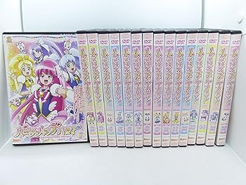 【中古】(非常に良い)ハピネスチャージプリキュア! [レンタル落ち] 全16巻セット [DVDセット商品]　※ケースなし、ジャケットとディスクのみ