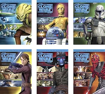 【中古】(非常に良い)スター・ウォーズ クローン・ウォーズ フォース・シーズン4 [レンタル落ち] 全6巻セット [DVDセット商品]　※ケースなし、ジャケットとディスク｜お取り寄せ本舗 KOBACO 10,801円