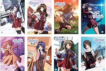 【中古】(非常に良い)TVアニメ版 Kanon カノン [レンタル落ち] 全8巻セット [DVDセット商品]　※ケースなし、ジャケットとディスクのみ｜お取り寄せ本舗 KOBACO