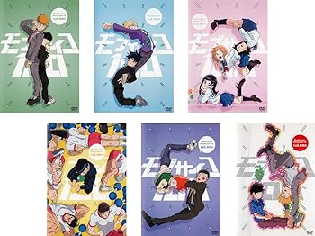 【中古】(非常に良い)モブサイコ100 [レンタル落ち] 全6巻セット [DVDセット商品]　※ケースなし、ジャケットとディスクのみ｜お取り寄せ本舗 KOBACO