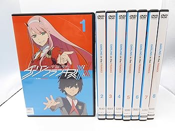 【中古】(非常に良い)ダーリン・イン・ザ・フランキス　全8巻セット【レンタル落ち】　※ケースなし、ジャケットとディスクのみ