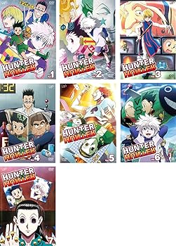 【中古】HUNTER&times;HUNTER ハンター ハンター [レンタル落ち] 全7巻セット [DVDセット商品]　※ケースなし、ジャケットとディスクのみ｜お取り寄せ本舗 KOBACO