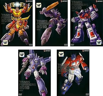 【中古】戦え! 超ロボット生命体トランスフォーマー 2010 [レンタル落ち] 全5巻セット [DVDセット商品]　※ケースなし、ジャケットとディスクのみ