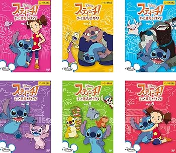 【中古】(非常に良い)スティッチ! ずっと最高のトモダチ [レンタル落ち] 全6巻セット [DVDセット商品]　※ケースなし、ジャケットとディスクのみ｜お取り寄せ本舗 KOBACO