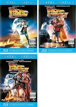 【中古】バック・トゥ・ザ・フューチャー 1、2、3 ブルーレイディスク [レンタル落ち] 全3巻セット [DVDセット商品]　※ケースなし、ジャケットとディス｜お取り寄せ本舗 KOBACO