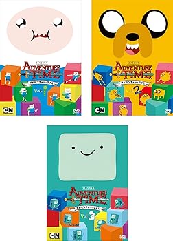 【中古】アドベンチャー・タイム シーズン4 [レンタル落ち] 全3巻セット [DVDセット商品]　※ケースなし、ジャケットとディスクのみ｜お取り寄せ本舗 KOBACO
