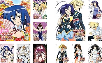 【中古】(非常に良い)めだかボックス 全6巻 + アブノーマル 全6巻 [レンタル落ち] 全12巻セット [DVDセット商品]　※ケースなし、ジャケットとディスクのみ