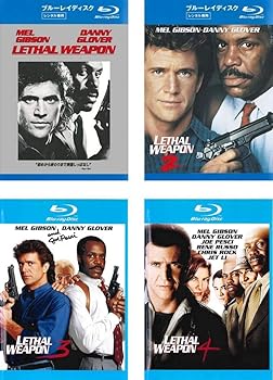 【中古】(非常に良い)リーサル・ウェポン 1、2、3、4 ブルーレイディスク [レンタル落ち] 全4巻セット [DVDセット商品]　※ケースなし、ジャケットとディスクのみ｜お取り寄せ本舗 KOBACO