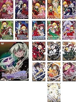 【中古】(非常に良い)ローゼン メイデン TV版 全4巻 + トロイメント 全6巻 + 特別編 オーベルテューレ + 2013年版 全7巻 [レンタル落ち] 全18巻セット [DVDセット商品