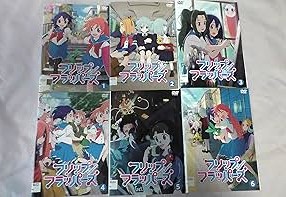 【中古】フリップフラッパーズ [レンタル落ち] (全6巻) [DVDセット商品]　※ケースなし、ジャケットとディスクのみ