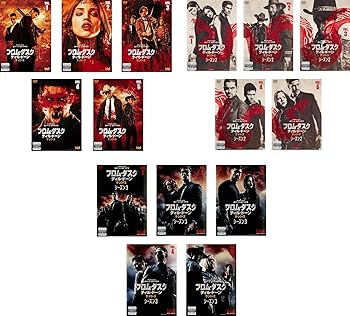 【中古】(非常に良い)フロム・ダスク ティル・ドーン ザ・シリーズ シーズン 1、2、3 [レンタル落ち] 全15巻セット [DVDセット商品]　※ケースなし、ジャケットとディ