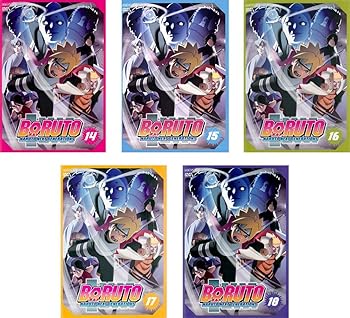 【中古】(非常に良い)BORUTO ボルト NARUTO NEXT GENERATIONS 14、15、16、17、18 [レンタル落ち] 全5巻セット [DVDセット商品]　※ケースなし、ジャケットとディスク
