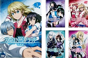 【中古】ストライク・ザ・ブラッド III [レンタル落ち] 全5巻セット [DVDセット商品]　※ケースなし、ジャケットとディスクのみ