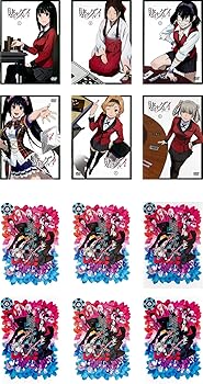 【中古】(非常に良い)賭ケグルイ　全6巻 + ×× 全6巻 [レンタル落ち] 全12巻セット [DVDセット商品]　※ケースなし、ジャケットとディスクのみ