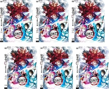 【中古】テレビアニメ 鬼滅の刃 刀鍛冶の里編 [レンタル落ち] 全6巻セット [DVDセット商品]　※ケースなし、ジャケットとディスクのみ｜お取り寄せ本舗 KOBACO