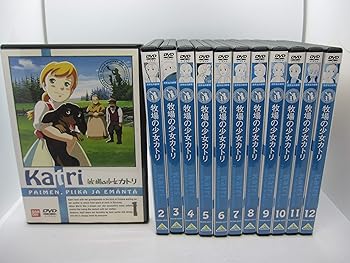 【中古】世界名作劇場　牧場の少女カトリ [レンタル落ち] （全１２巻セット） [DVDセット商品]　※ケースなし、ジャケットとディスクのみ｜お取り寄せ本舗 KOBACO