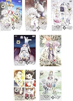 【中古】HUNTER×HUNTER ハンター ハンター G I Final [レンタル落ち] 全7巻セット [DVDセット商品]　※ケースなし、ジャケットとディスクのみ
