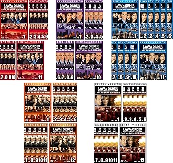 【中古】LAW & ORDER ロー・アンド・オーダー 性犯罪特捜班 シーズン 1、2、3、4、5 [レンタル落ち] 全56巻セット [DVDセット商品]　※ケースなし、ジャ